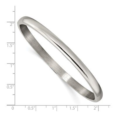 Titanium Hinged Bangle Bracelet – view 4