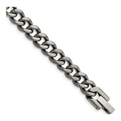 Men's Titanium 7.5mm Curb Chain Bracelet