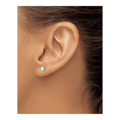 Titanium CZ Stud Earrings – view 4