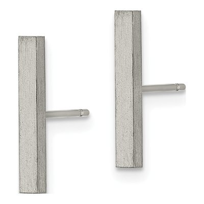Titanium Bar Dangle Earrings – view 3