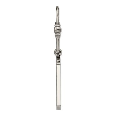 Titanium Pebble Textured Key Ring – view 5