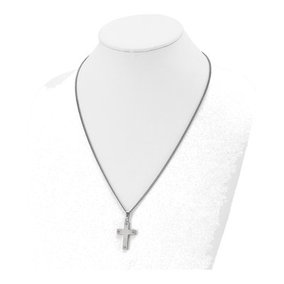 Titanium Cross Pendant Necklace – view 5