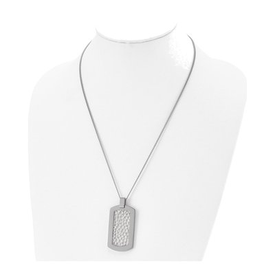 Titanium Dog Tag Pendant Necklace – view 5
