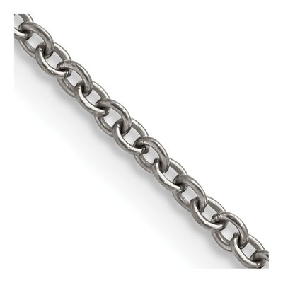 Titanium 2.25mm Cable Chain
