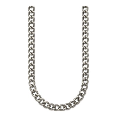 Men's Titanium 7.5mm Curb Chain – view 3