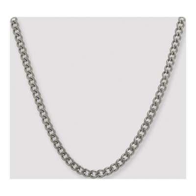 Men's Titanium 7.5mm Curb Chain – view 5