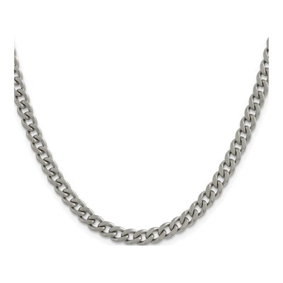 Men's Titanium 5.5mm Curb Chain – view 3