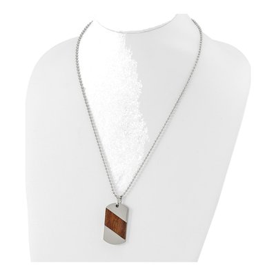 Titanium Dog Tag Pendant Necklace – view 5