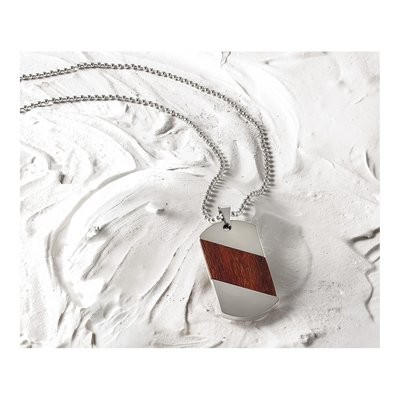 Titanium Dog Tag Pendant Necklace – view 7