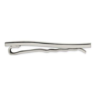 Titanium Polished Tie Bar for Men – view 3