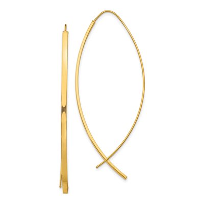 14K Yellow Gold Threader Earrings