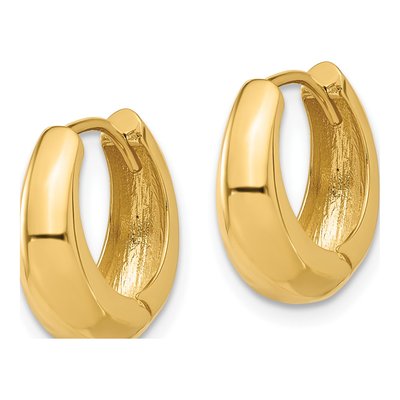 14K Yellow Gold Hoop Earrings – view 2