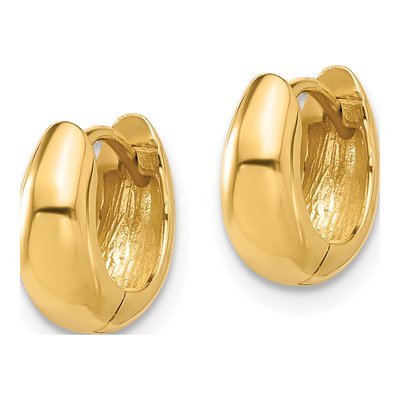 14K Yellow Gold Hoop Earrings – view 2