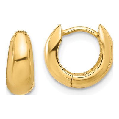14K Yellow Gold Hoop Earrings