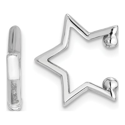 14K White Gold Star Ear Cuff Ear Cuff