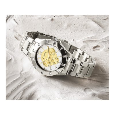 Men's Chisel Stainless Steel Champagne Dial Watch – view 7
