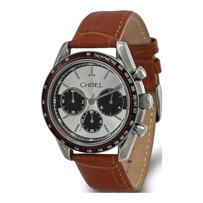 Men's Chisel Stainless Steel Chronograph Watch