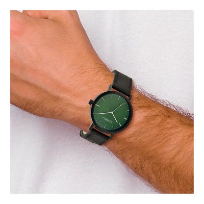 Matte Black Ip-Plated Green Dial Watch – view 4