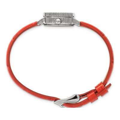 Women's Chisel Red Leather Watch with MOP Dial – view 5