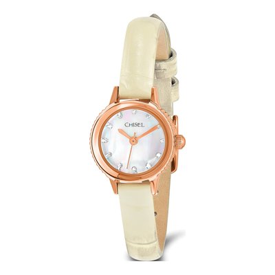Women's Rose IP-Plated Steel Watch