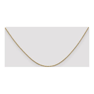 14K Yellow Gold 0.95mm Twisted Box Chain – view 6