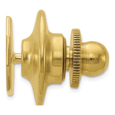 14K Yellow Gold Men's Rectangular Tie Tac – view 3