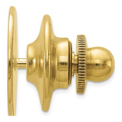 14K Yellow Gold Men's Circular Tie Tac – view 2