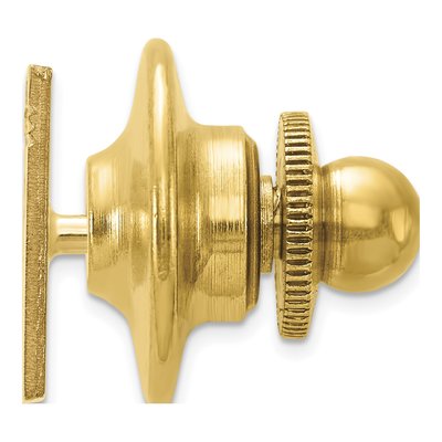 14K Yellow Gold Men's Square Tie Tac – view 3
