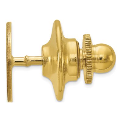 14K Yellow Gold Men's Oval Tie Tac – view 3