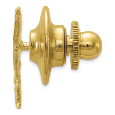 14K Yellow Gold Praying Hands Tie Tac – view 3