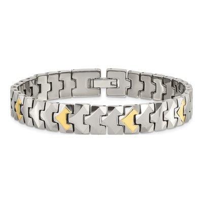 Black Tungsten Chevron Bracelet – view 4