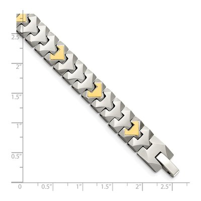 Black Tungsten Chevron Bracelet – view 5