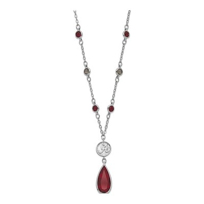 University of Alabama Brass Crystal Of Necklace – view 2