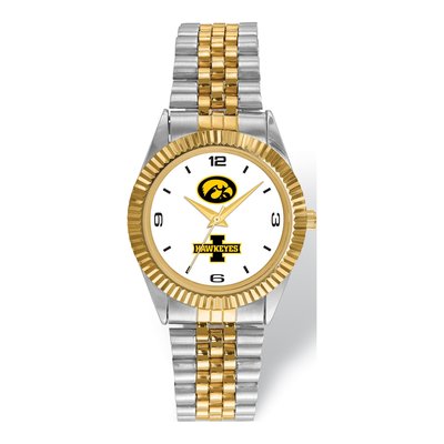 University of Iowa Men's Two-Tone Quartz Watch