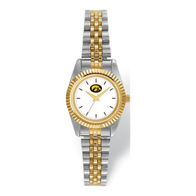 University of Iowa Ladies Two-Tone Watch