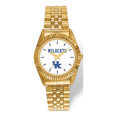 Kentucky Wildcats Men's Gold-Tone Quartz Watch – view 2
