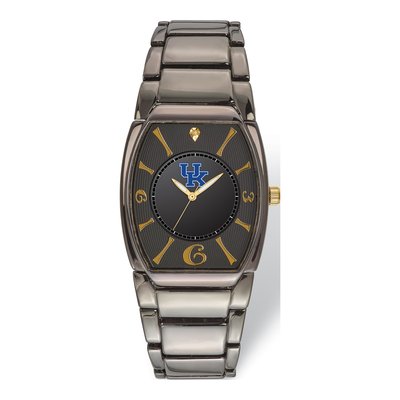 University of Kentucky Black-Plated Quartz Watch