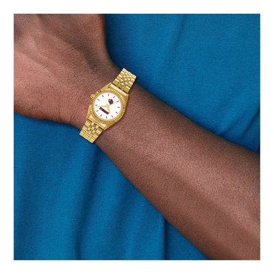 Louisville Cardinals Men's Gold-Tone Quartz Watch – view 3