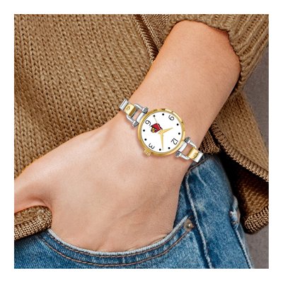 University of Louisville Two-Tone Watch Bracelet – view 3