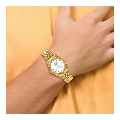UNC Tar Heels Men's Gold-Tone Quartz Watch – view 3