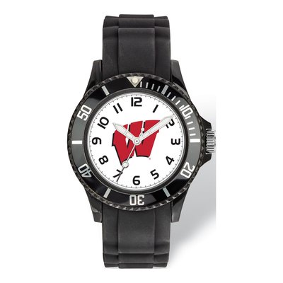 University of Wisconsin Logo Silicone Strap Watch – view 2