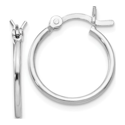 Sterling Silver 16mm Hoop Earrings
