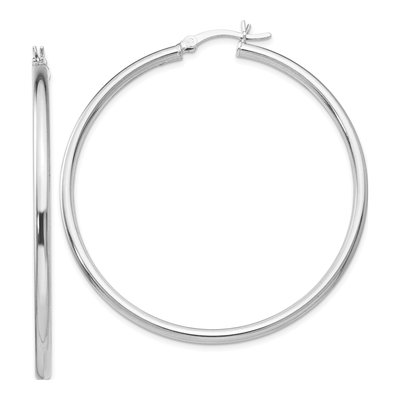 Sterling Silver 52mm Hoop Earrings