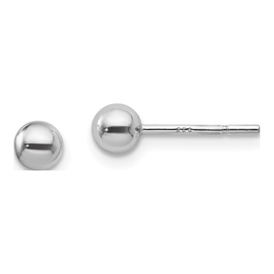 Sterling Silver Ball Stud Earrings