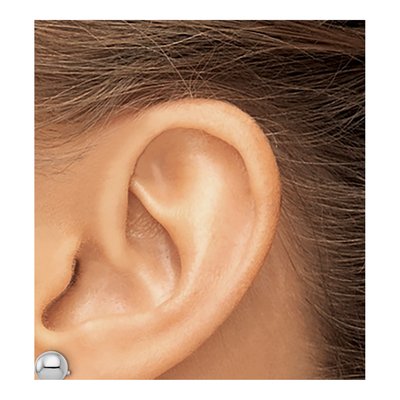 Sterling Silver Ball Stud Earrings – view 4