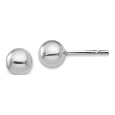 Sterling Silver Ball Stud Earrings
