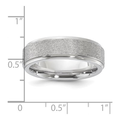 Vitalium 7mm Vitalium Flat Wedding Band – view 5