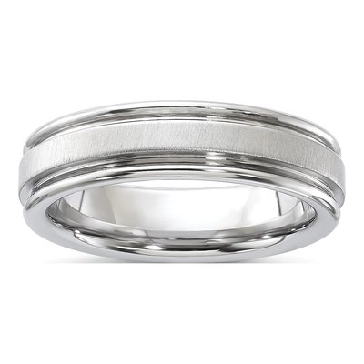 Vitalium 6mm Vitalium Center Wedding Band