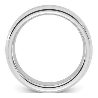 Vitalium 6mm Vitalium Cross Beveled Wedding Band – view 3