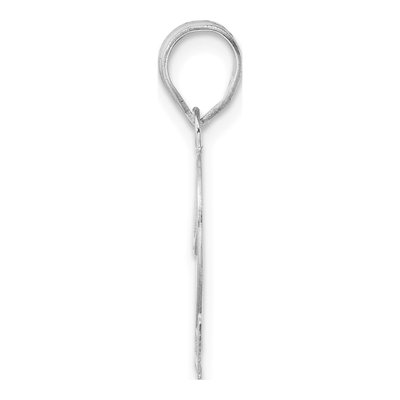 14K White Gold Number 22 Pendant – view 2